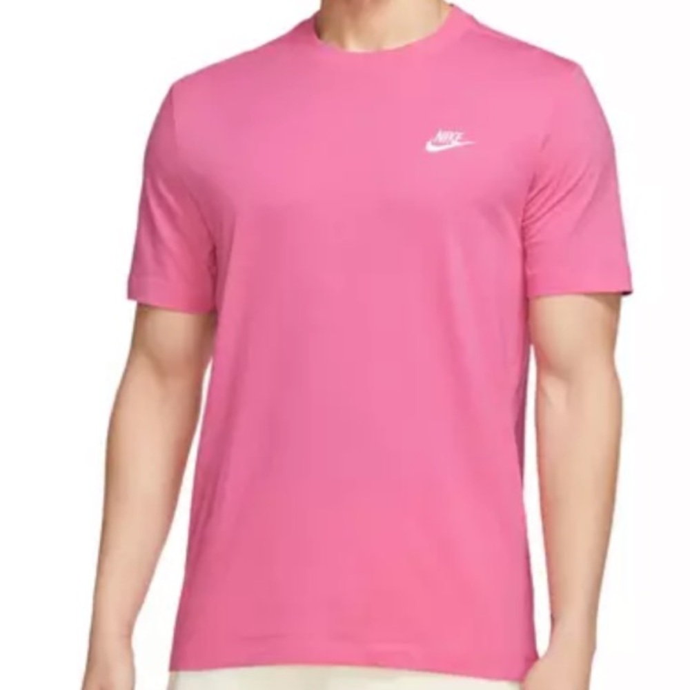 Men’s Pink Nike Sportswear Club Tee